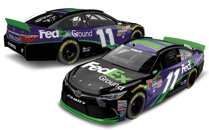 2016 Denny Hamlin #11 FedEx Ground Diecast