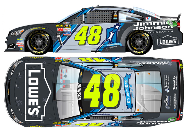 2016 Jimmie Johnson #48 Jimmie Johnson Foundation 1/64 Diecast
