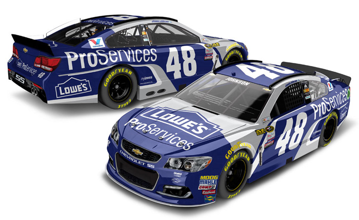 2016 Jimmie Johnson #48 Lowe's ProServices Diecast