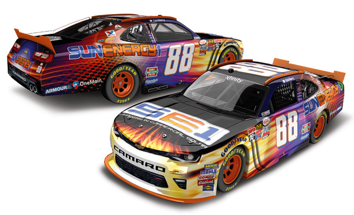 2016 Josh Berry #88 SunEnergy1 Diecast - Autographed