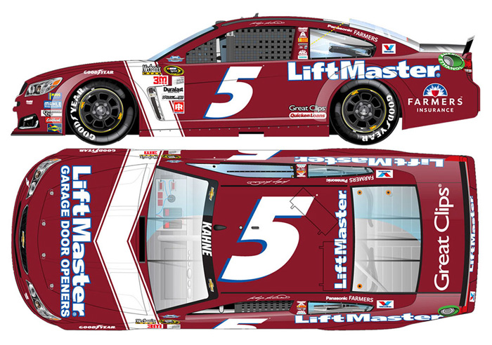 2016 Kasey Kahne #5 LiftMaster - Darlington 1/64 Diecast