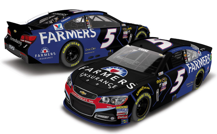 2016 Kasey Kahne #5 Farmers Insurance Diecast
