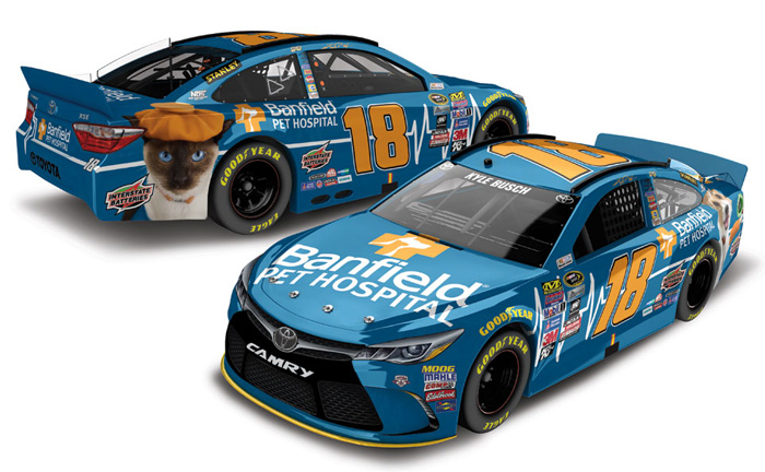 2016 Kyle Busch #18 Banfield Pet Hospital Diecast