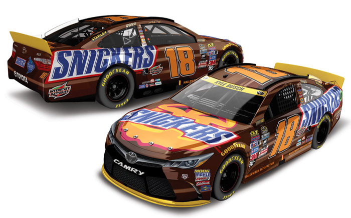2016 Kyle Busch #18 Snickers Halloween 1/64 Diecast