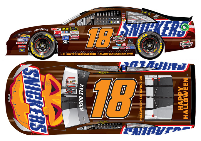 2016 Kyle Busch #18 Snickers Halloween Diecast
