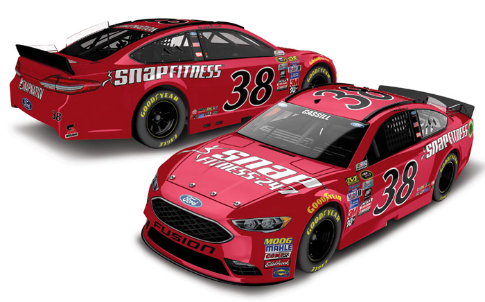 2016 Landon Cassill #38 Snap Fitness 1/64 Diecast