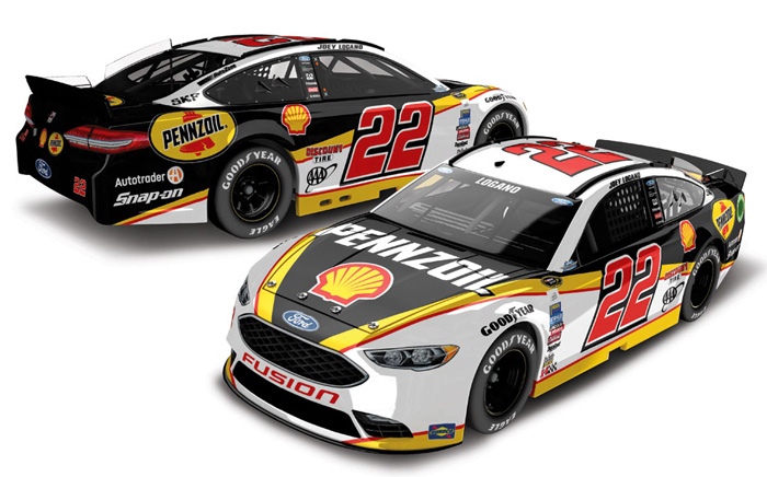 2016 Joey Logano #22 Shell-Pennzoil - Darlington 1/64 Diecast