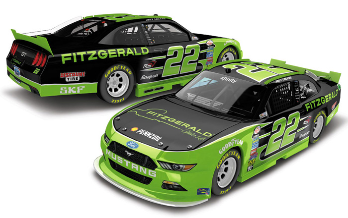 2016 Joey Logano #22 Fitzgerald Diecast