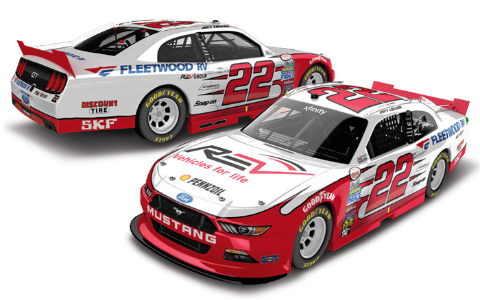 2016 Joey Logano #22 Fleetwood RV Diecast