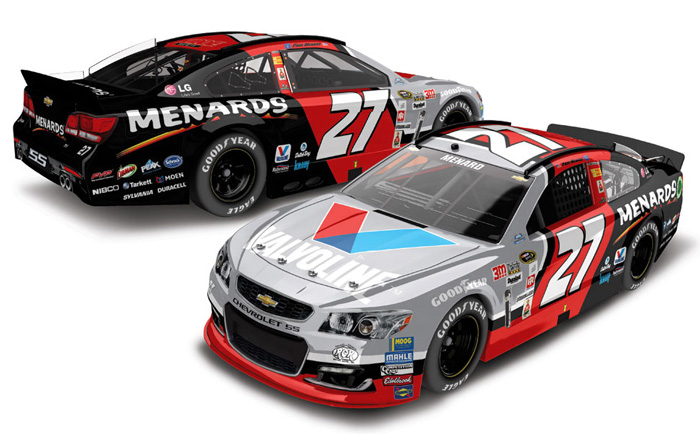 2016 Paul Menard #27 Valvoline - Darlington 1/64 Diecast
