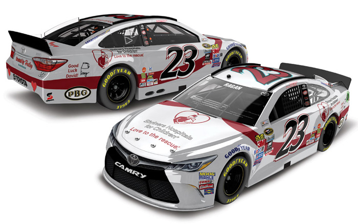 2016 David Ragan #23 Shriners Hospital for Children Diecast