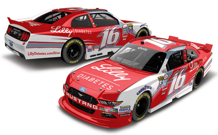 2016 Ryan Reed #16 American Diabetes Association Diecast