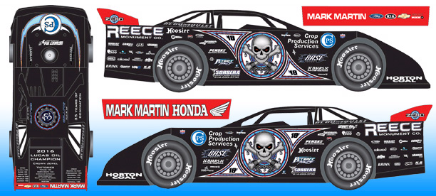 2016 Scott Bloomquist #0 CPS / 2016 Champion - Dirt Late Model Diecast