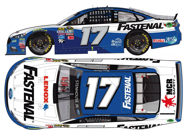 2016 Ricky Stenhouse Jr #17 Fastenal / Bryan Clauson Tribute 1/64 Diecast