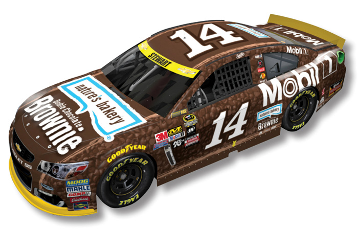 2016 Tony Stewart #14 Nature's Bakery Brownie Diecast
