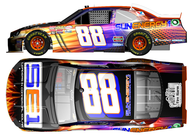 2016 Kenny Habul #88 SunEnergy1 1/64 Diecast