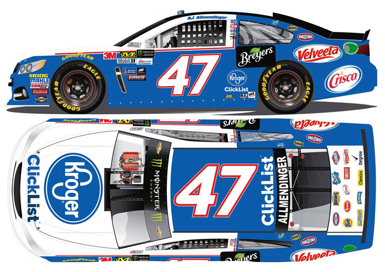 2017 A.J. Allmendinger #47 Kroger - Darlington 1/64 Diecast