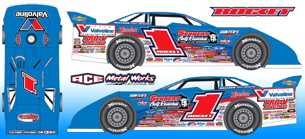 2017 Brandon Sheppard #1 Valvoline - Dirt Late Model Diecast