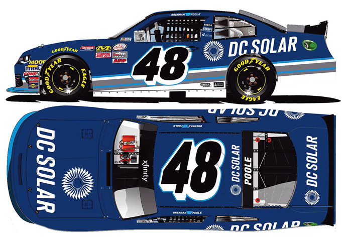 2017 Brennan Poole #48 DC Solar Diecast