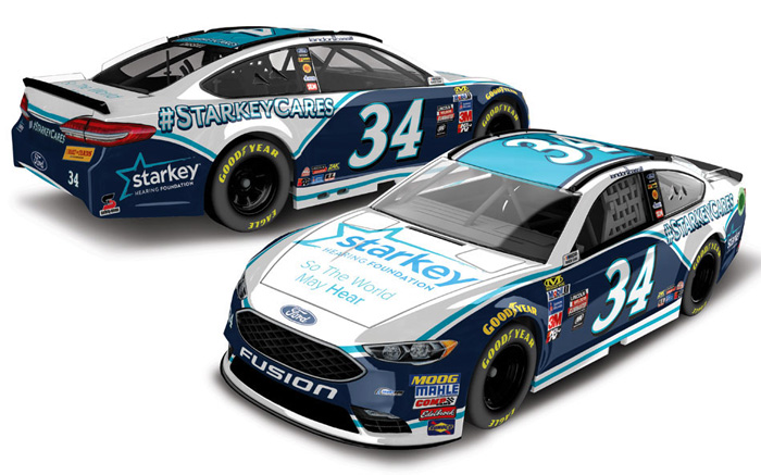 2017 Landon Cassill #34 Starkey Hearing Foundation 1/64 Diecast