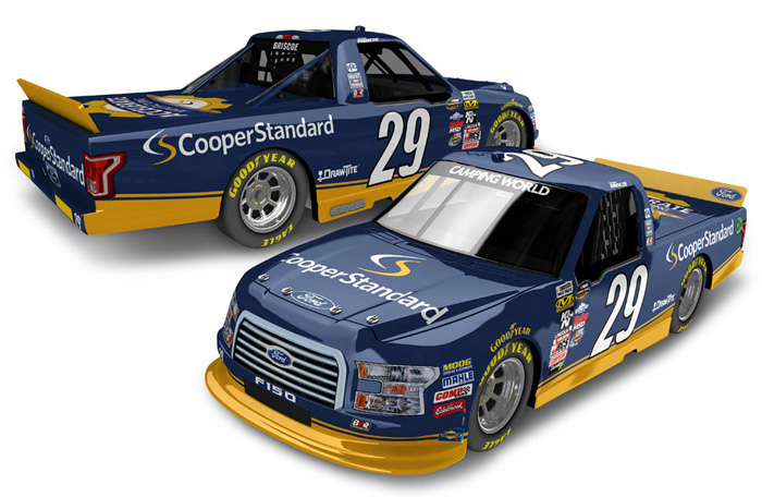 2017 Chase Briscoe #29 Cooper Standard Truck Diecast