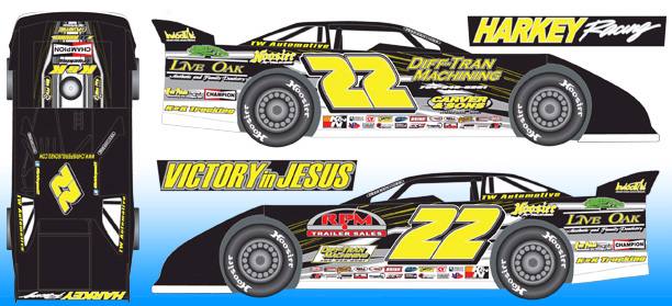 2017 Chris Ferguson #22 Dirt Late Model Diecast