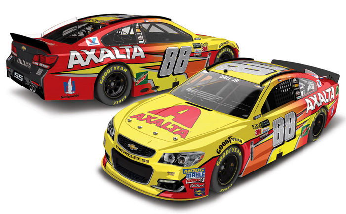 2017 Dale Earnhardt Jr #88 Axalta 1/24 Diecast