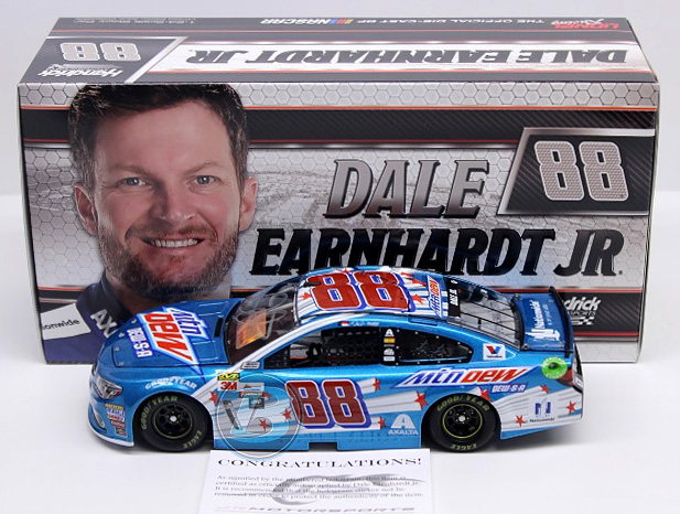 2017 Dale Earnhardt Jr #88 Mountain Dew DEW-S-A Diecast - Autographed