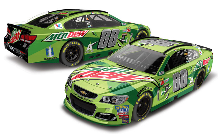 2017 Dale Earnhardt Jr #88 Mountain Dew 1/64 Diecast