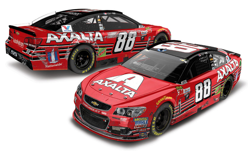 2017 Dale Earnhardt Jr #88 Axalta - Last Ride / Raced Diecast