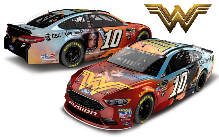 2017 Danica Patrick #10 Wonder Woman / One Cure 1/64 Diecast