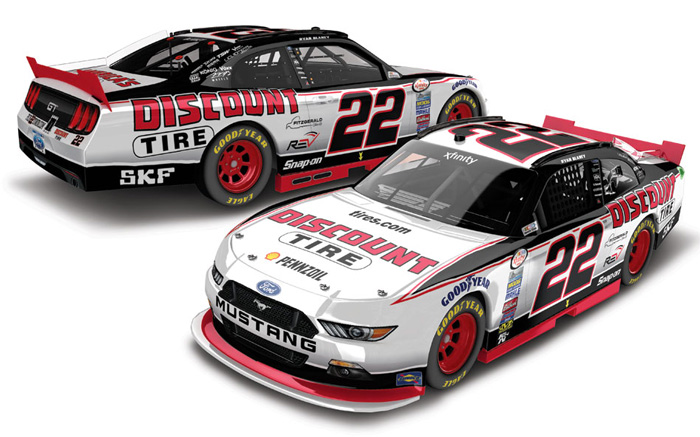 2017 Ryan Blaney #22 Discount Tire Diecast
