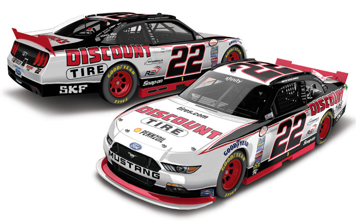 2017 Brad Keselowski #22 Discount Tire Diecast