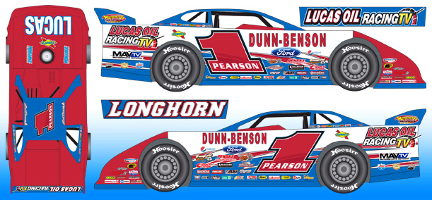 2017 Earl Pearson Jr #1 Lucas Oil - Dirt Late Model Diecast