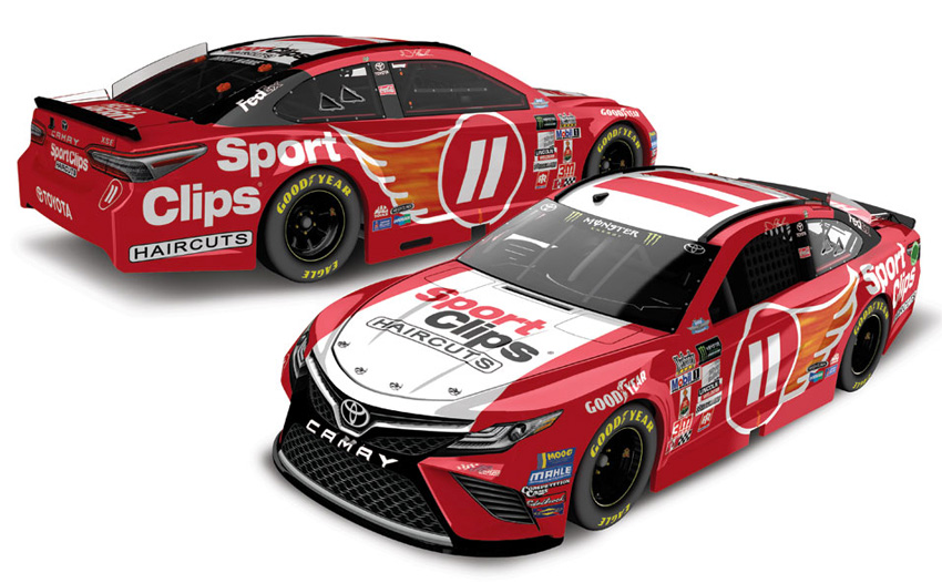 2017 Denny Hamlin #11 Sport Clips - Darlington Diecast