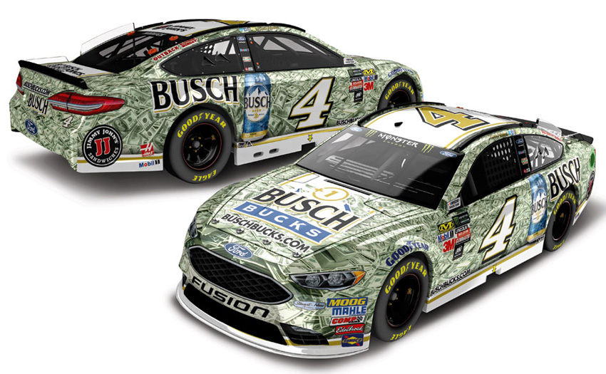 2017 Kevin Harvick #4 Busch Bucks Diecast