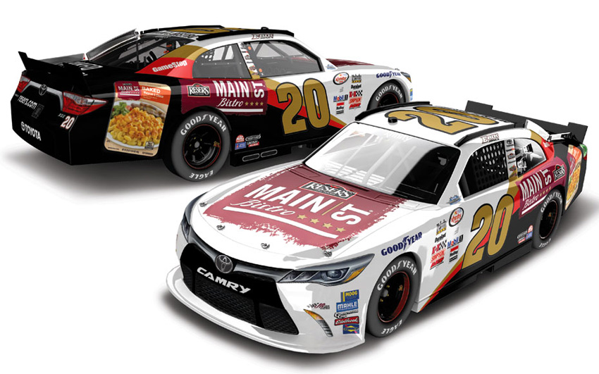 2017 Erik Jones #20 Reser's Main St Bistro - Darlington 1/64 Diecast