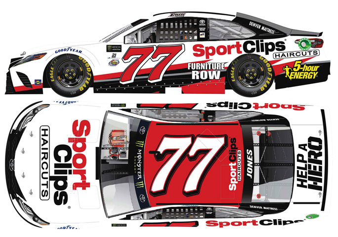 2017 Erik Jones #77 Sport Clips Diecast