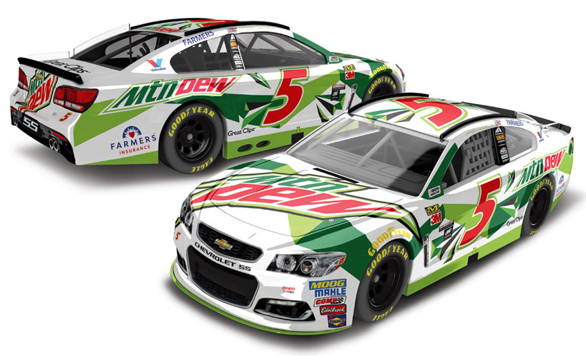 2017 Kasey Kahne #5 Mountain Dew All-Star 1/64 Diecast
