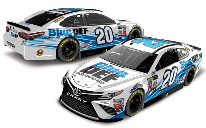 2017 Matt Kenseth #20 BlueDEF 1/64 Diecast