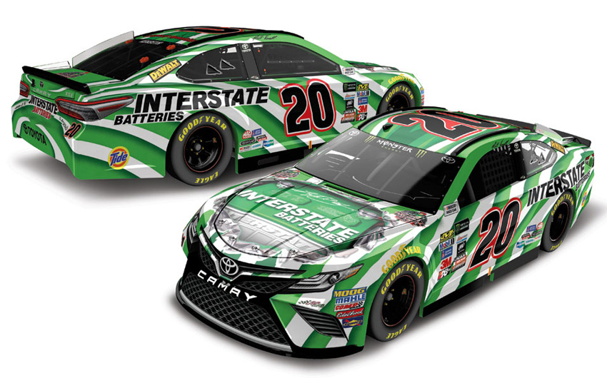 2017 Matt Kenseth #20 Interstate Batteries 1/64 Diecast