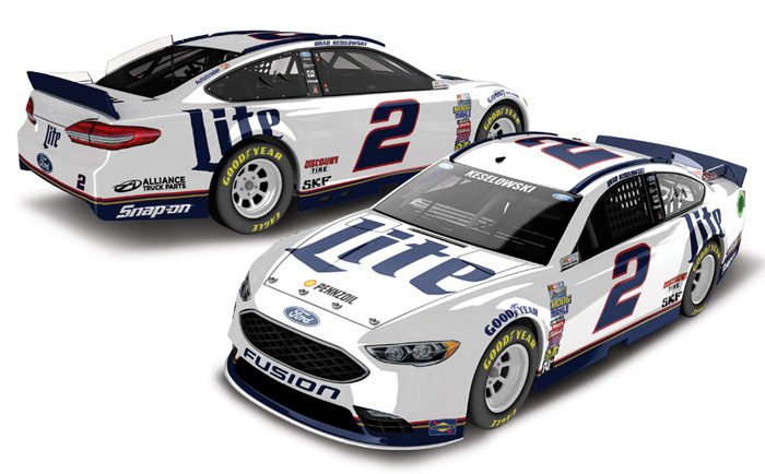 2017 Brad Keselowski #2 Miller Lite 1/64 Diecast