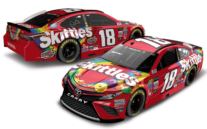 2017 Kyle Busch #18 Skittles Diecast