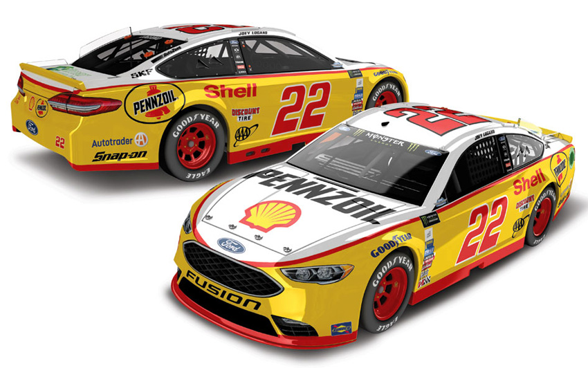 2017 Joey Logano #22 Shell-Pennzoil - Darlington Diecast