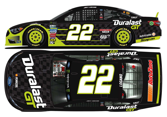 2017 Joey Logano #22 Duralast GT Diecast