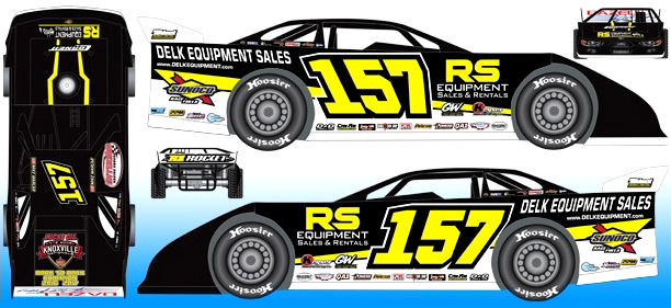 2017 Mike Marlar #157 Knoxville Nationals Champ - Dirt Late Model Diecast