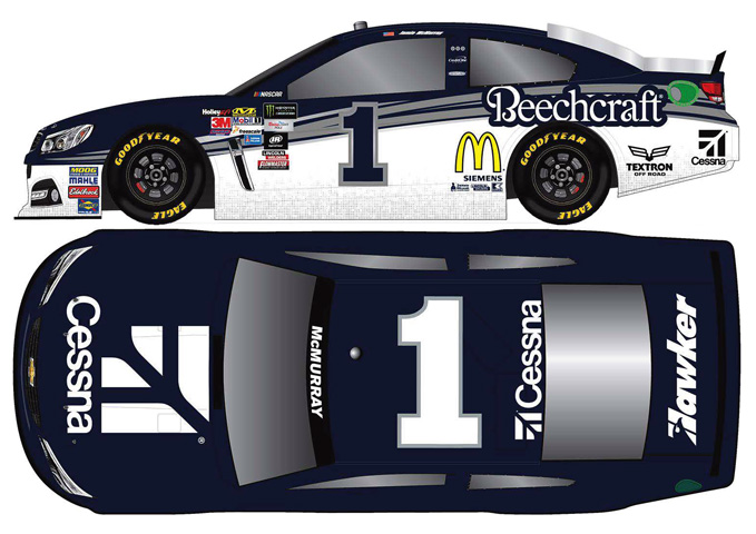 2017 Jamie McMurray #1 Cessna Diecast