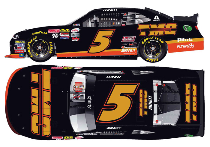 2017 Michael Annett #5 TMC Transportation 1/64 Diecast