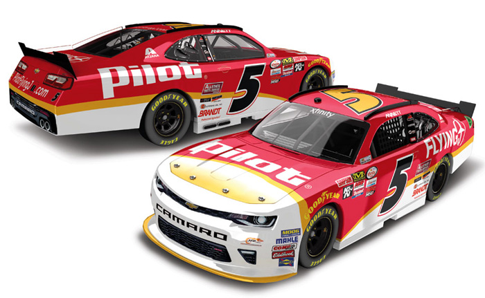 2017 Michael Annett #5 Pilot Flying J Diecast - Autographed
