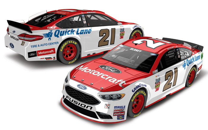 2017 Ryan Blaney #21 Motorcraft 1/64 Diecast